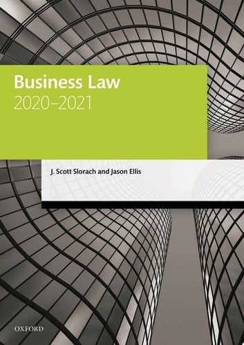 Business Law 2020-2021 (Legal Practice Course Manuals)