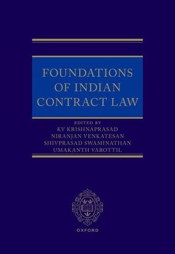 Foundations of Indian Contract Law