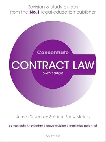 Contract Law Concentrate : Law Revision And Study Guide
