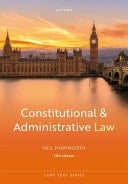 Constitutional And Administrative Law 13e