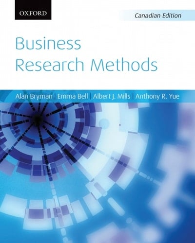 Business Research Methods: Canadian Edition