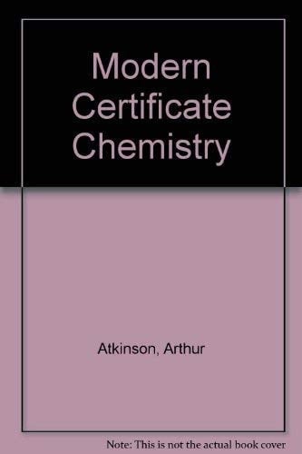 Modern Certificate Chemistry