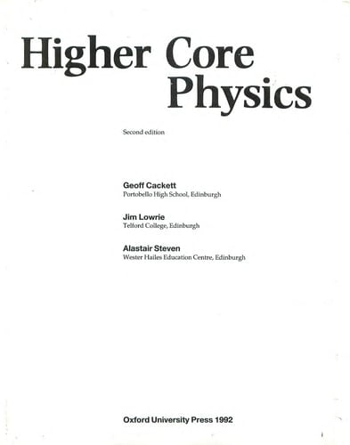 Higher Core Physics