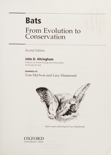 Bats: From Evolution to Conservation