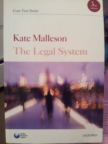The Legal System (Core Texts Series)