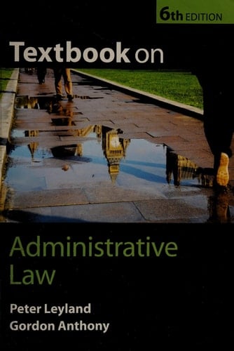 TEXTBOOK ON ADMINISTRATIVE LAW.