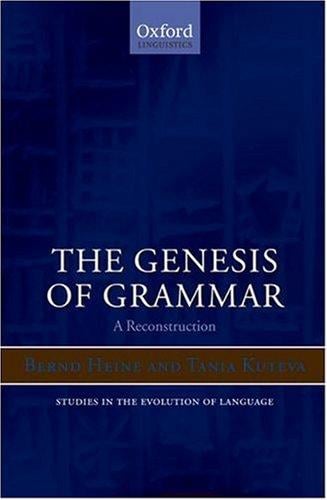 genesis of grammar: a reconstruction