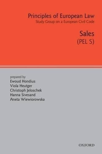 Principles of European Law: Volume Five: Sales Contract (European Civil Code)