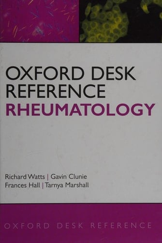 Oxford Desk Reference: Rheumatology (Oxford Desk Reference Series)