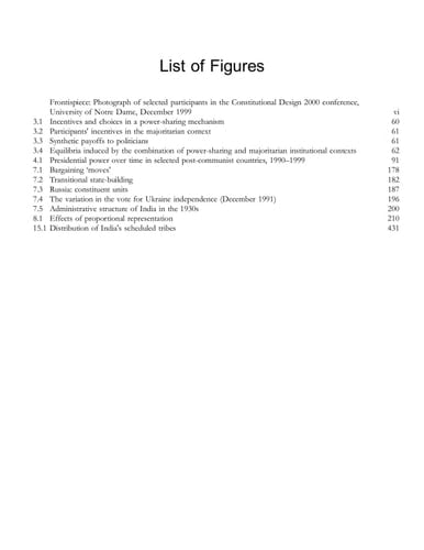 The Architecture of Democracy: Constitutional Design, Conflict Management, and Democracy (Oxford Studies in Democratization)