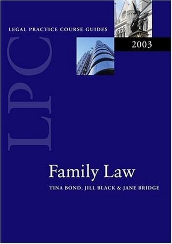 Family Law (Legal Practice Course Guides)