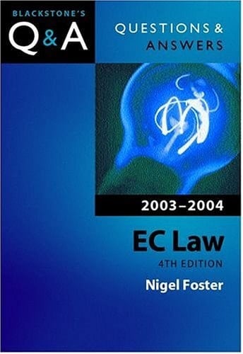 Ec Law: Questions & Answers (Questions and Answers Series)