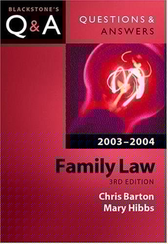 Family Law (Questions and Answers Series)