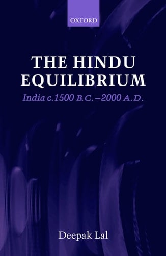 The Hindu Equilibrium: India c. 1500 B.C.-2000 A.D.