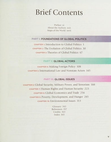 Introduction to Global Politics: Brief, 3rd Edition
