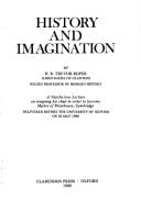History and Imagination: A Valedictory Lecture