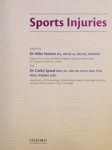 Sports Injuries