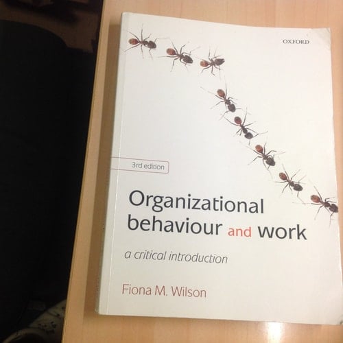 Organizational Behaviour and Work: A Critical Introduction