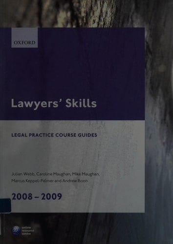 Lawyers' Skills 2008-09