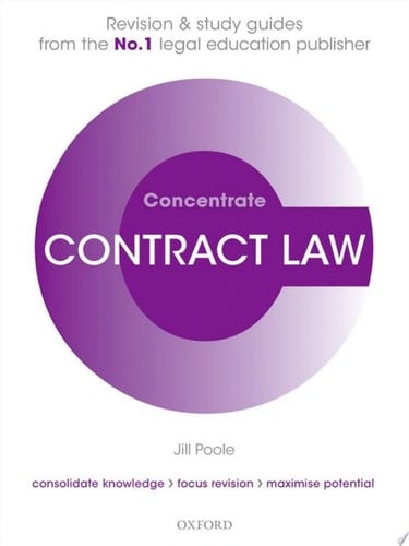 Contract Law Concentrate (Check info AND delete this occurrence: |c CONC |t Concentrate)