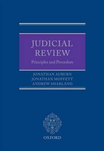 Judicial Review: Principles and Procedure