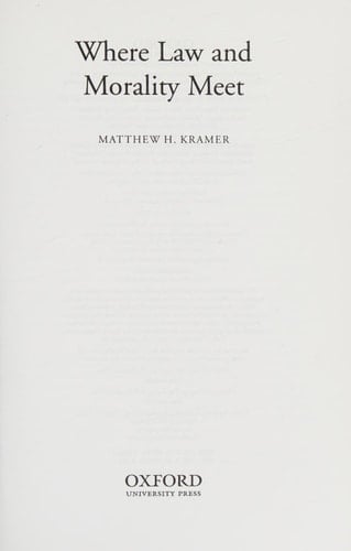 Where Law and Morality Meet