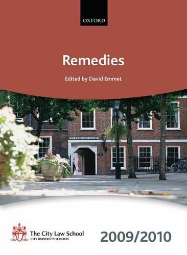 Remedies 2009-2010: 2009 Edition (Bar Manuals)