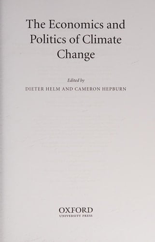 The Economics and Politics of Climate Change