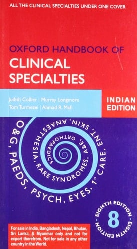 Oxford Handbook Of Clinical Specialties, 8th Edition