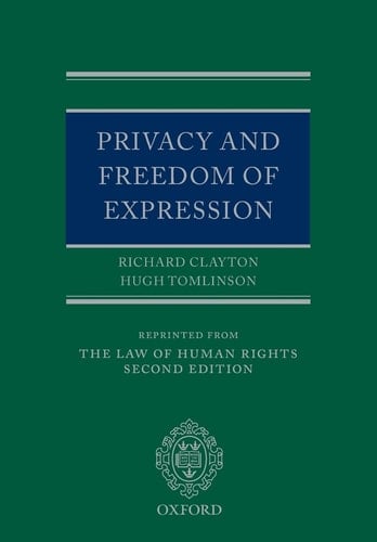 Privacy and Freedom of Expression (Law of Human Rights)