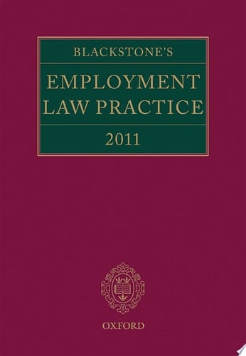 Blackstone's Employment Law Practice 2011