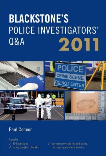 Blackstone's Police Investigators' Q&A 2011