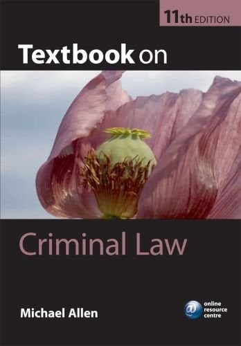Textbook on Criminal Law