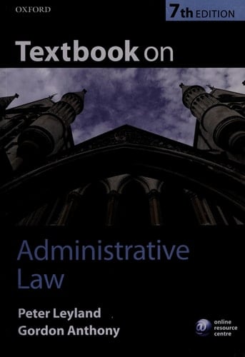 Textbook on Administrative Law