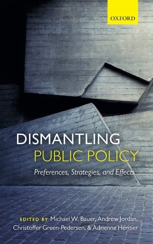 Dismantling Public Policy: Preferences, Strategies, and Effects