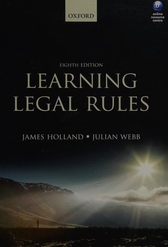 Learning Legal Rules