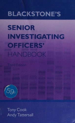 Blackstone's Senior Investigating Officers' Handbook