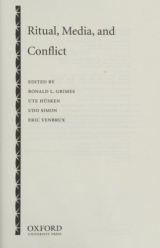 Ritual, Media, and Conflict