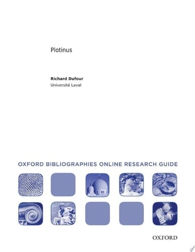 Plotinus Oxford Bibliographies Online Research Guide