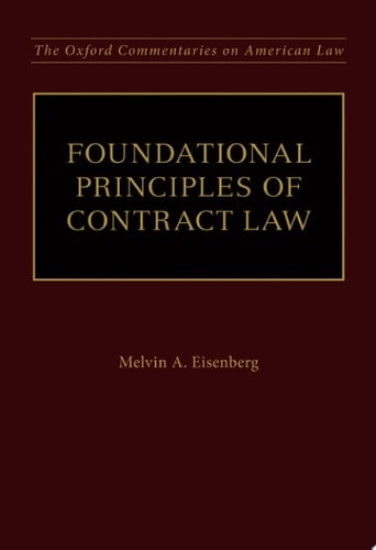 Foundational Principles Of Contract Law