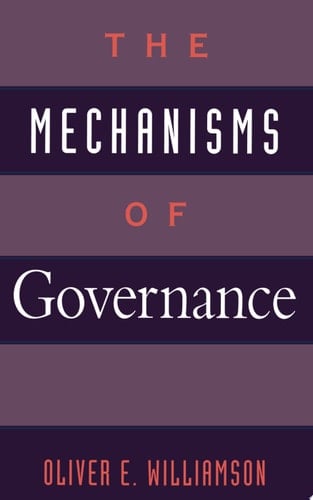 The Mechanisms of Governance