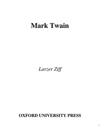 Mark Twain (Lives and Legacies Series)