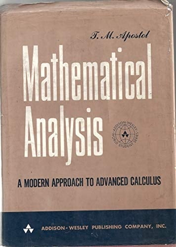 Mathematical Analysis: A Modern Approach to Advanced Calculus.