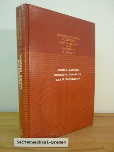 International Business: Environments and Operations