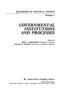 Governmental Institutions and Processes (Addison-Wesley Series in Political Science)