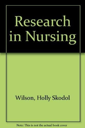 Research in Nursing