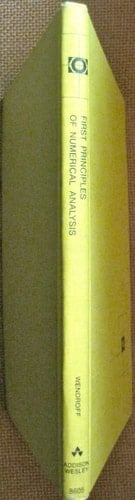 First Principles of Numerical Analysis