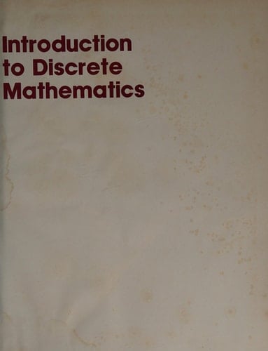 Introduction to Discrete Mathematics