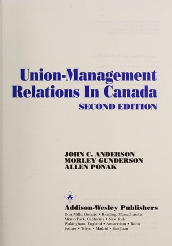 Union Management Relations in Canada