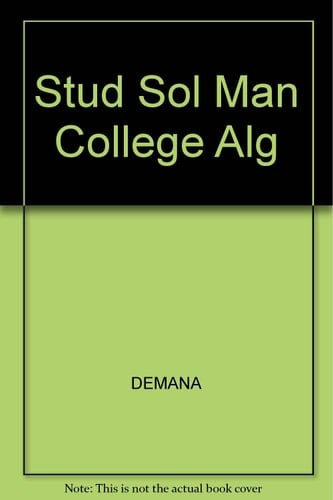 Stud Sol Man College Alg